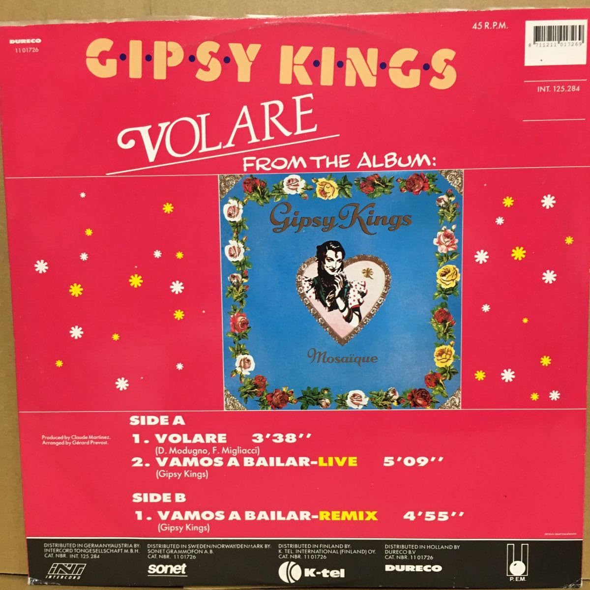 Amazon.co.jp: 12' GIPSY KINGS/VOLARE ボラーレ ※ ビールのCM使用曲